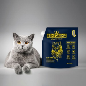 6.35kg(21리터) x 1팩 욜로홀로 울트라 벤토킹 먼지없는 대용량 고양이모래 더스트 프리